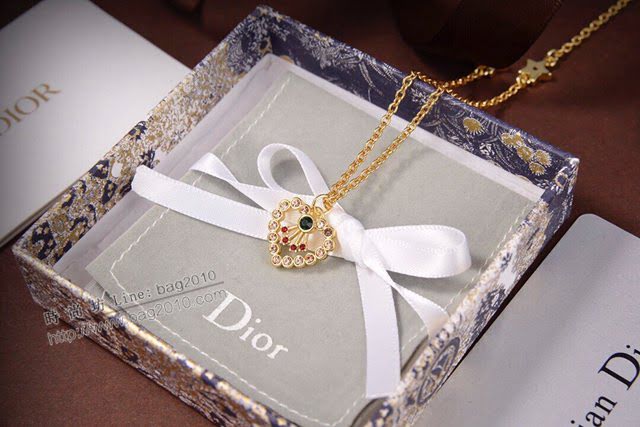 Dior飾品 迪奧經典熱銷新款愛心項鏈  zgd1122